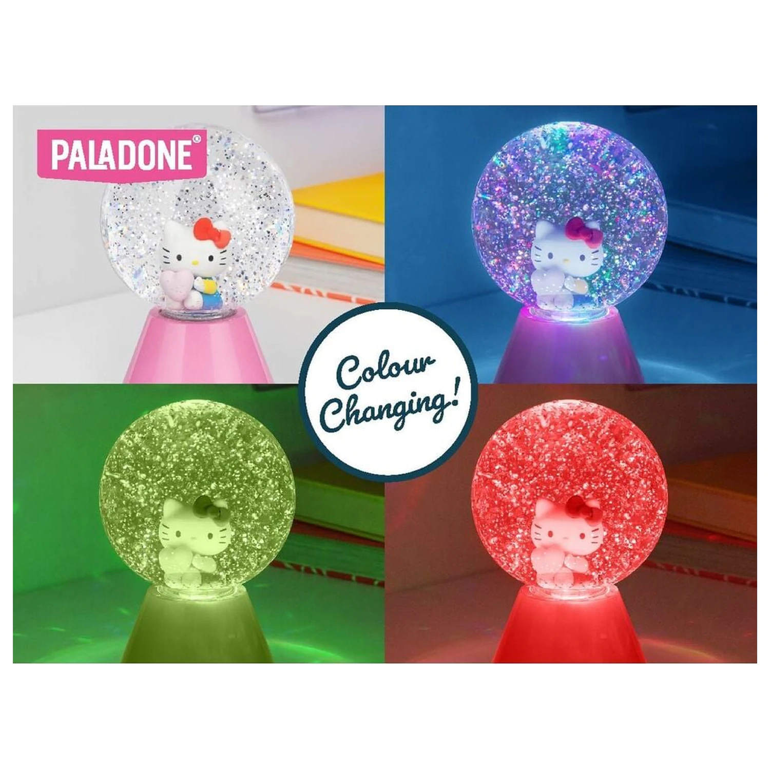 Hello Kitty Třpytivá LED Lampa fotografii produktu