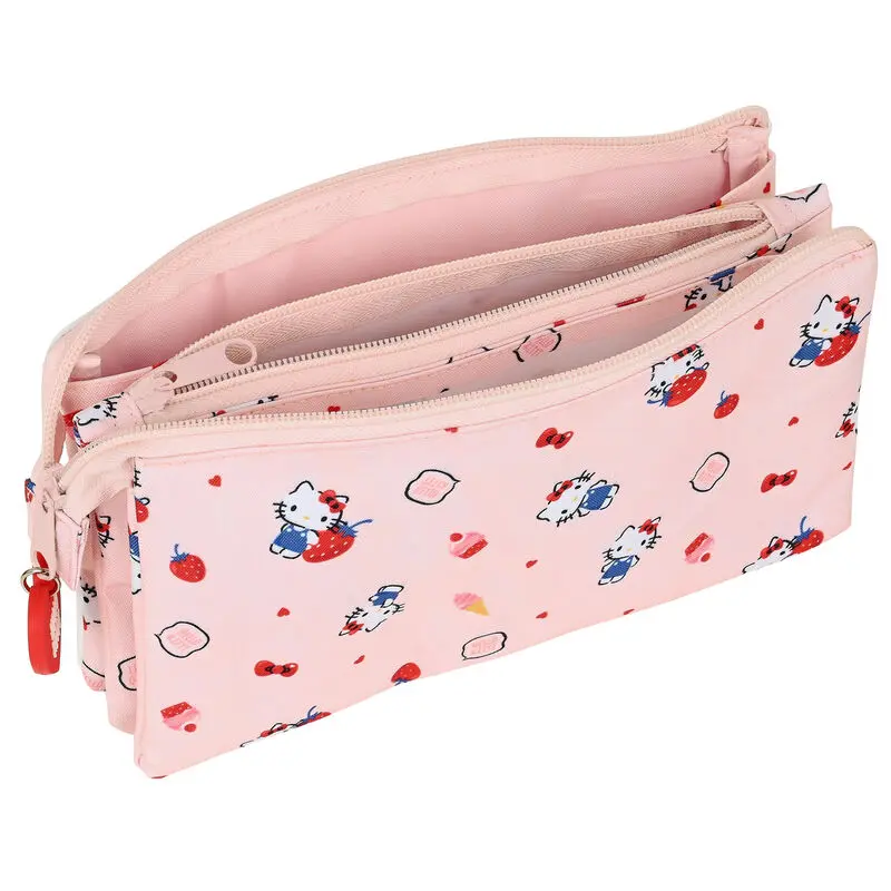 Hello Kitty Happiness Girl trojité pouzdro na tužky fotografii produktu