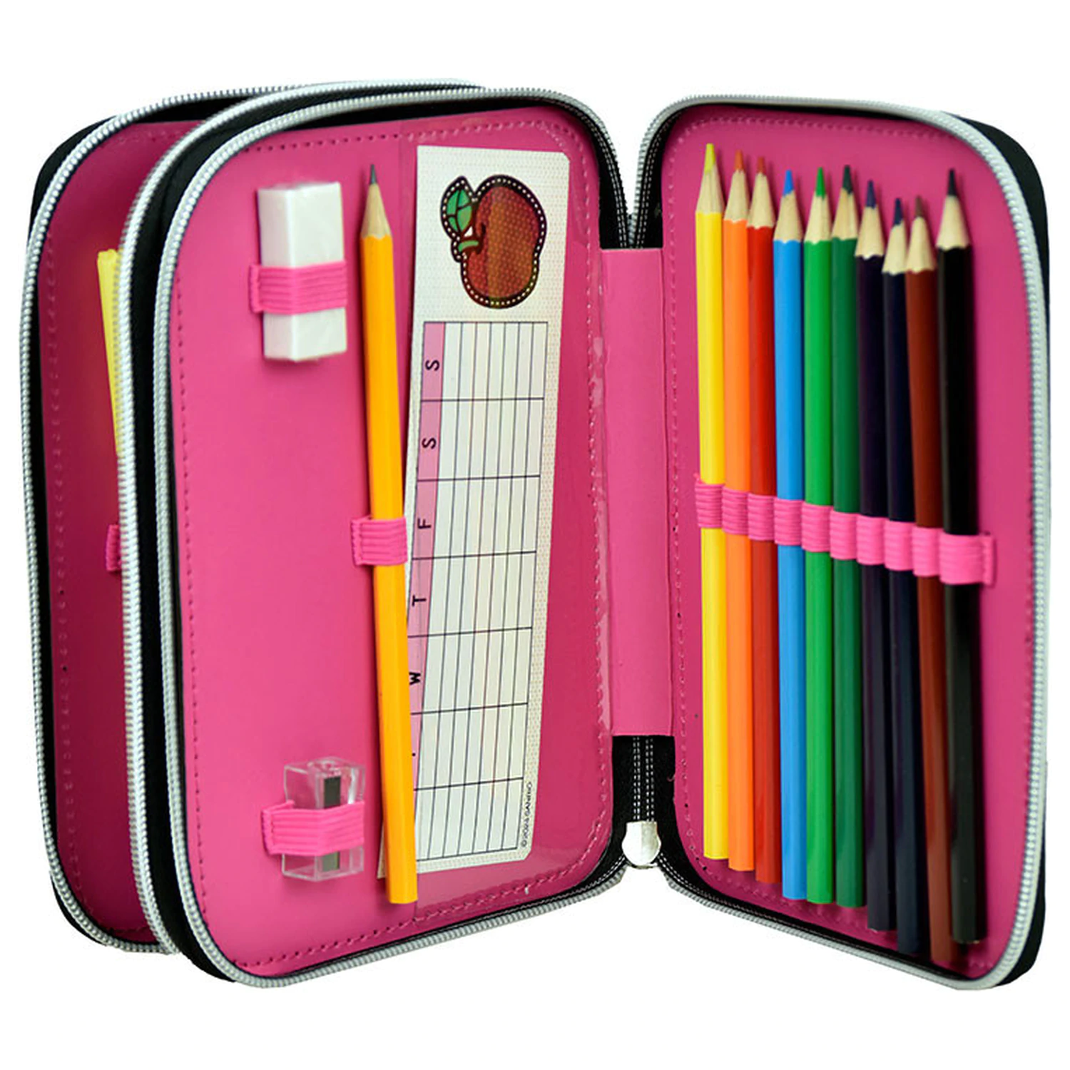 Hello Kitty srdce plněný 2patrový penál fotografii produktu