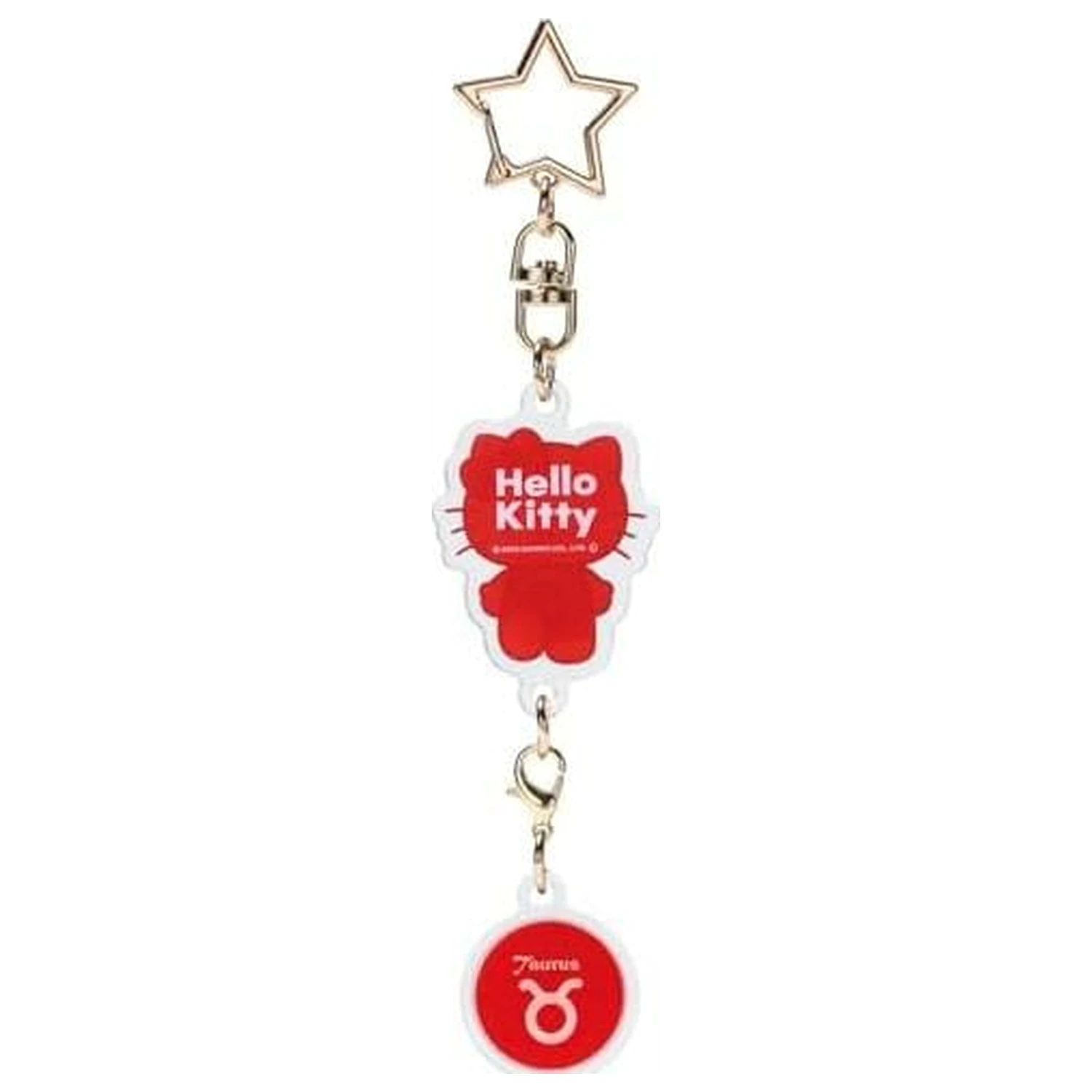 Hello Kitty Hello Kitty Býk Astrologický Symbol klíčenka fotografii produktu