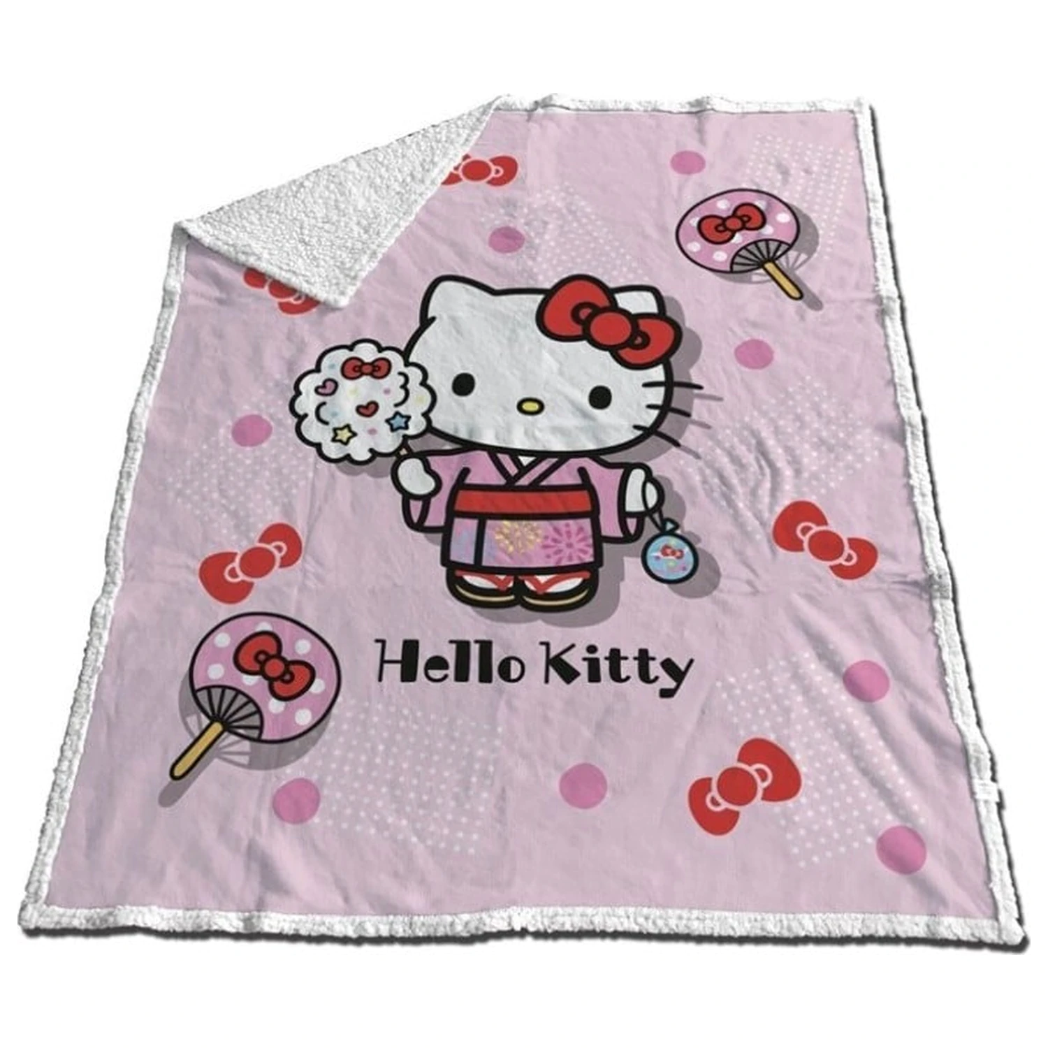 Hello Kitty Hello Kitty "Kimono" Sherpa deka 130x170cm fotografii produktu