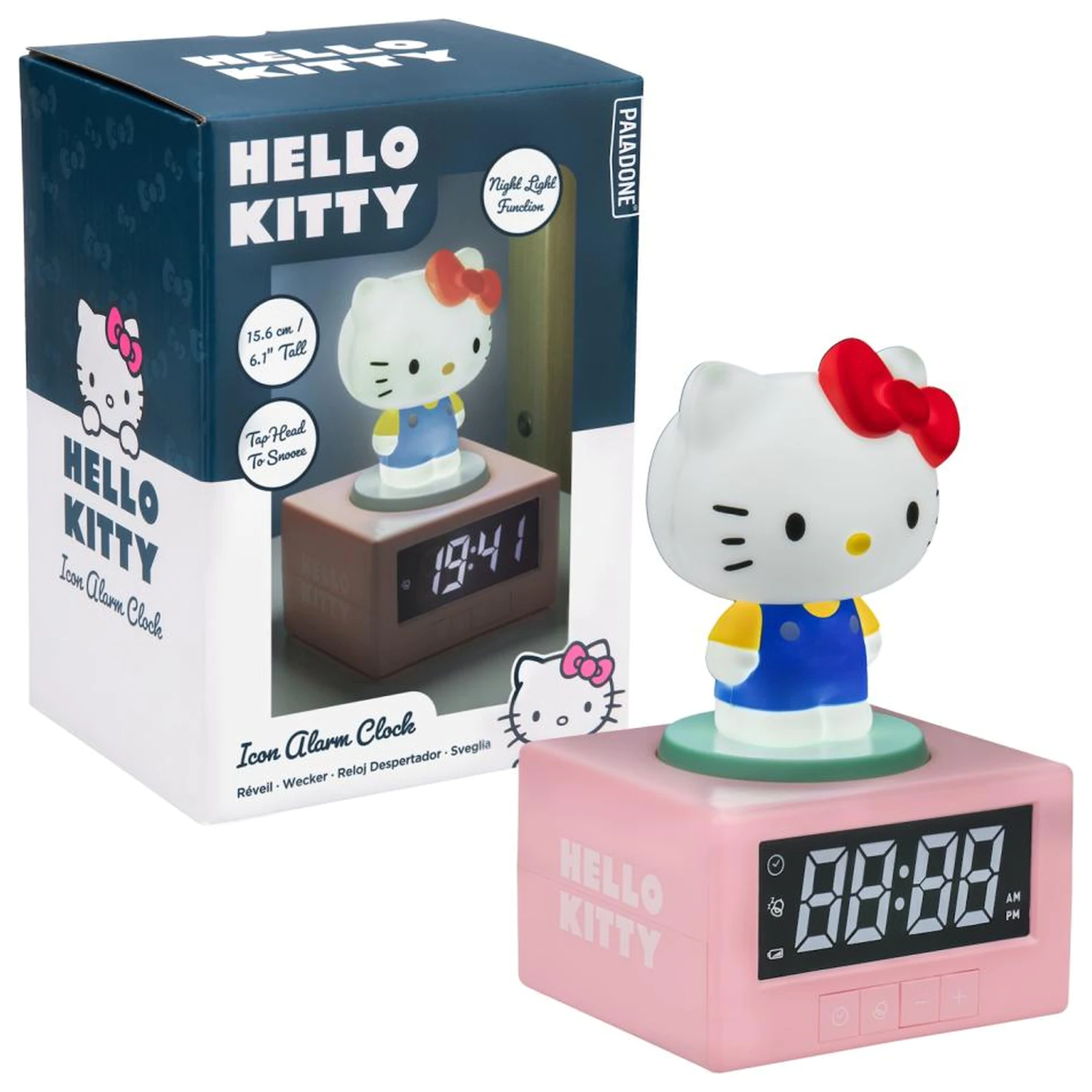 Hello Kitty Icon Lamp Budík 12 cm fotografii produktu