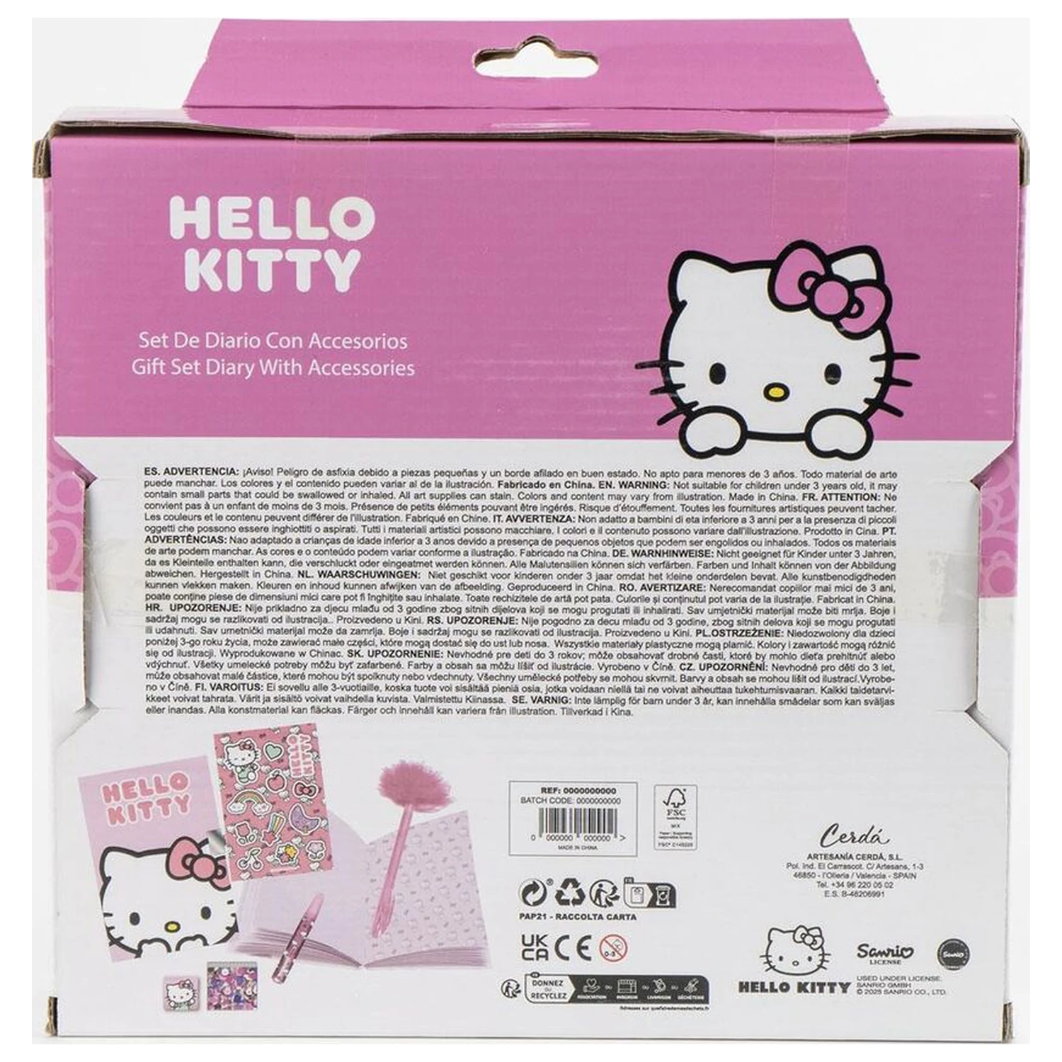 Hello Kitty Sada Deníku fotografii produktu