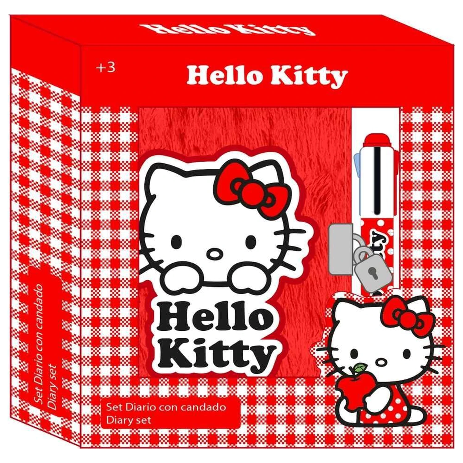 Hello Kitty Diář + 4-barevné pero fotografii produktu