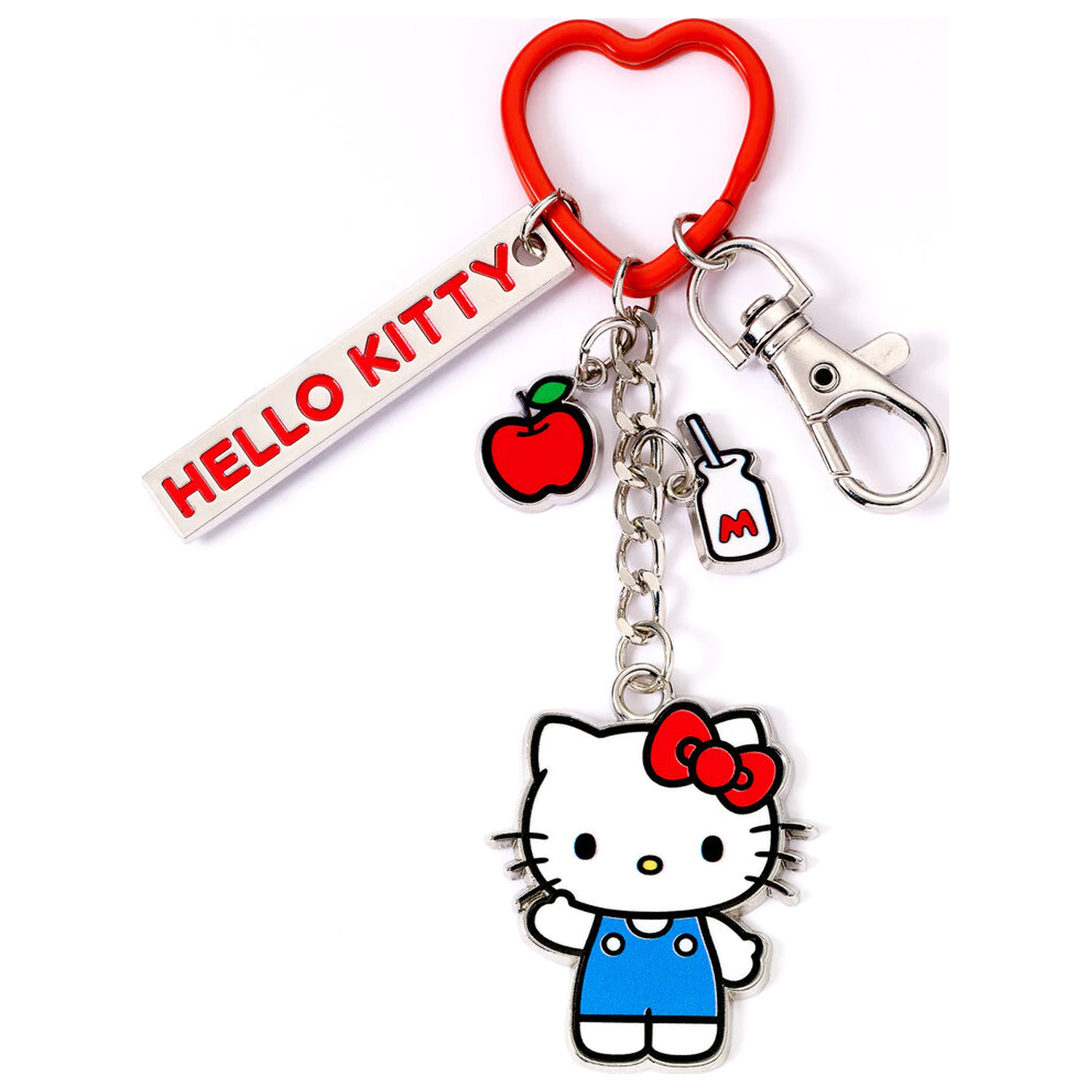 Hello Kitty klíčenka s Hello Kitty přívěsky fotografii produktu