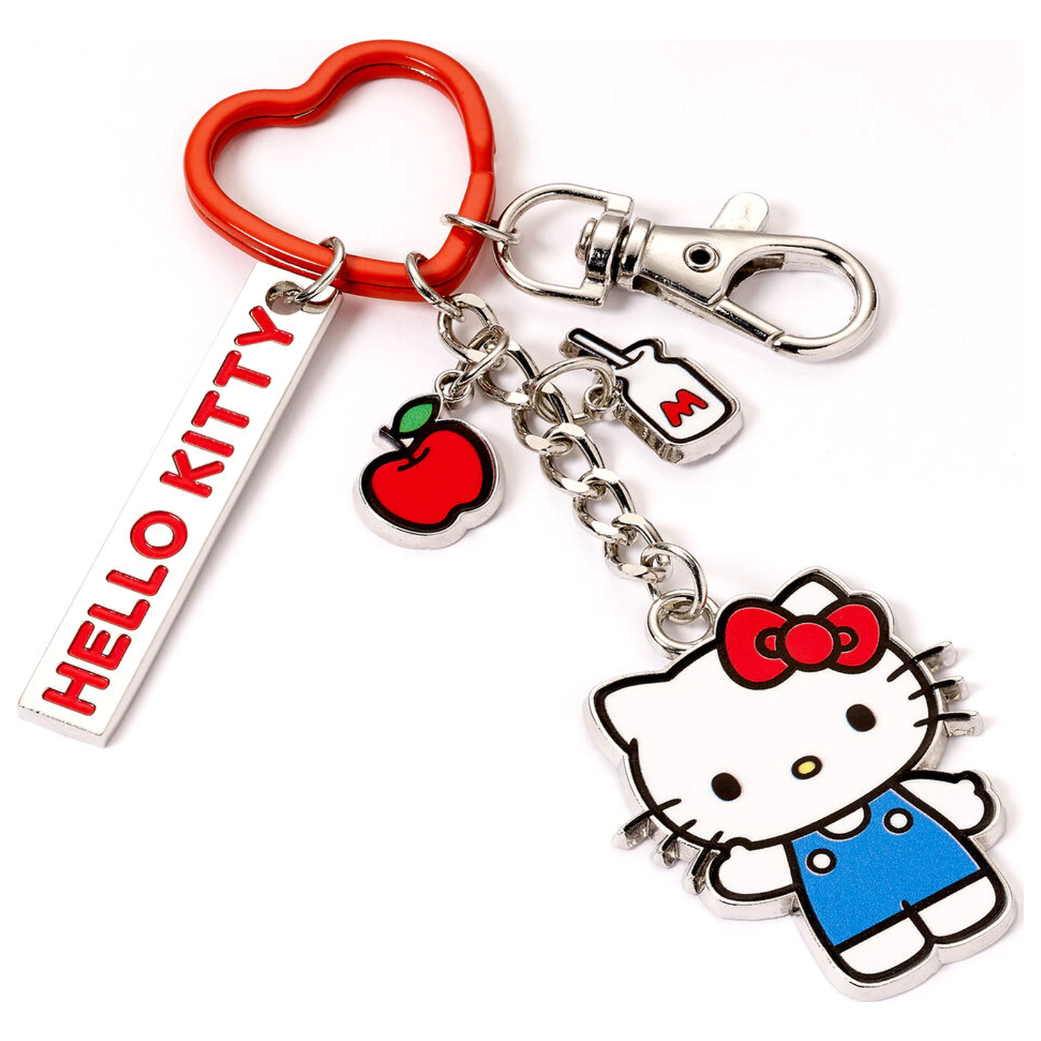 Hello Kitty klíčenka s Hello Kitty přívěsky fotografii produktu