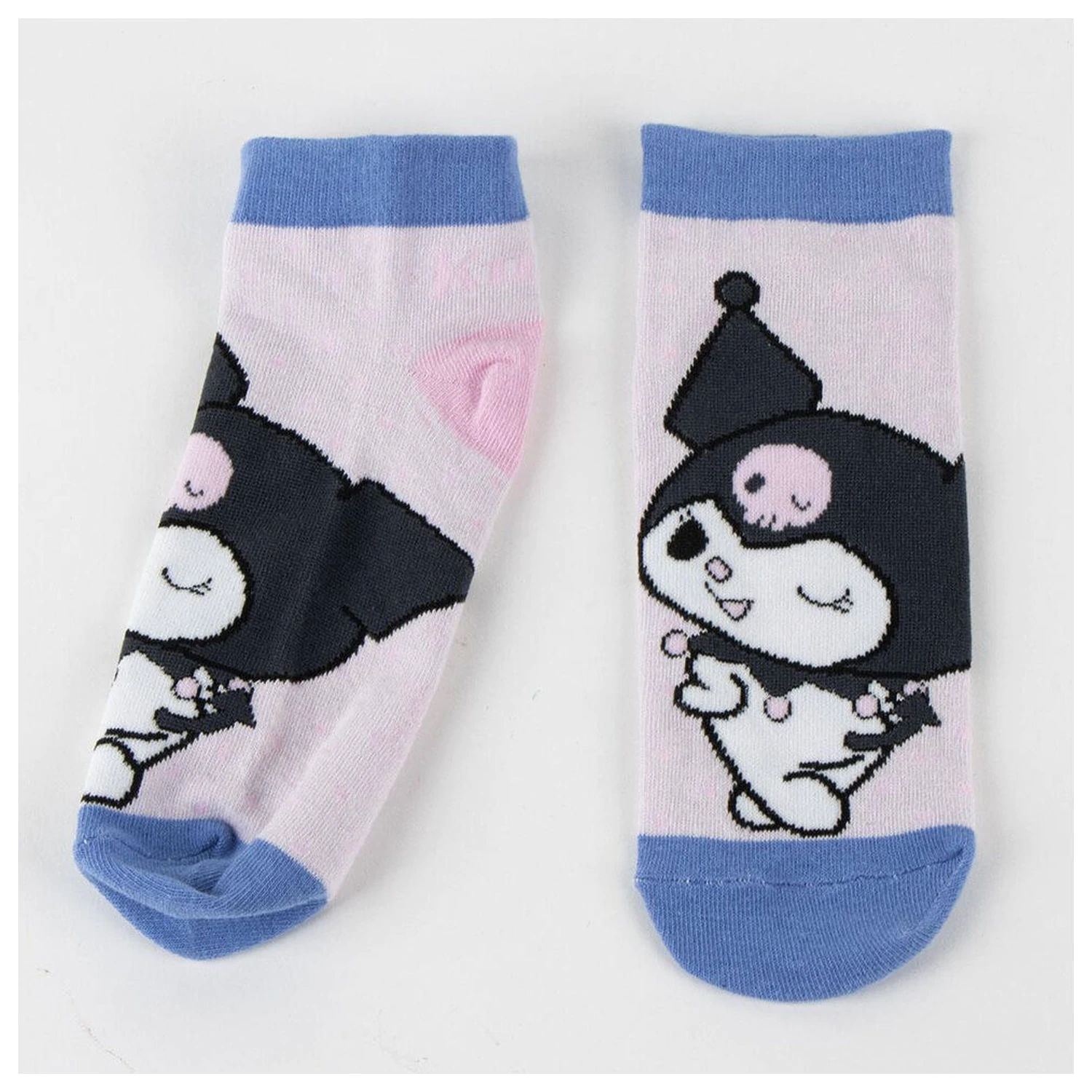Hello Kitty Kuromi dospělý set 2 párů ponožek fotografii produktu
