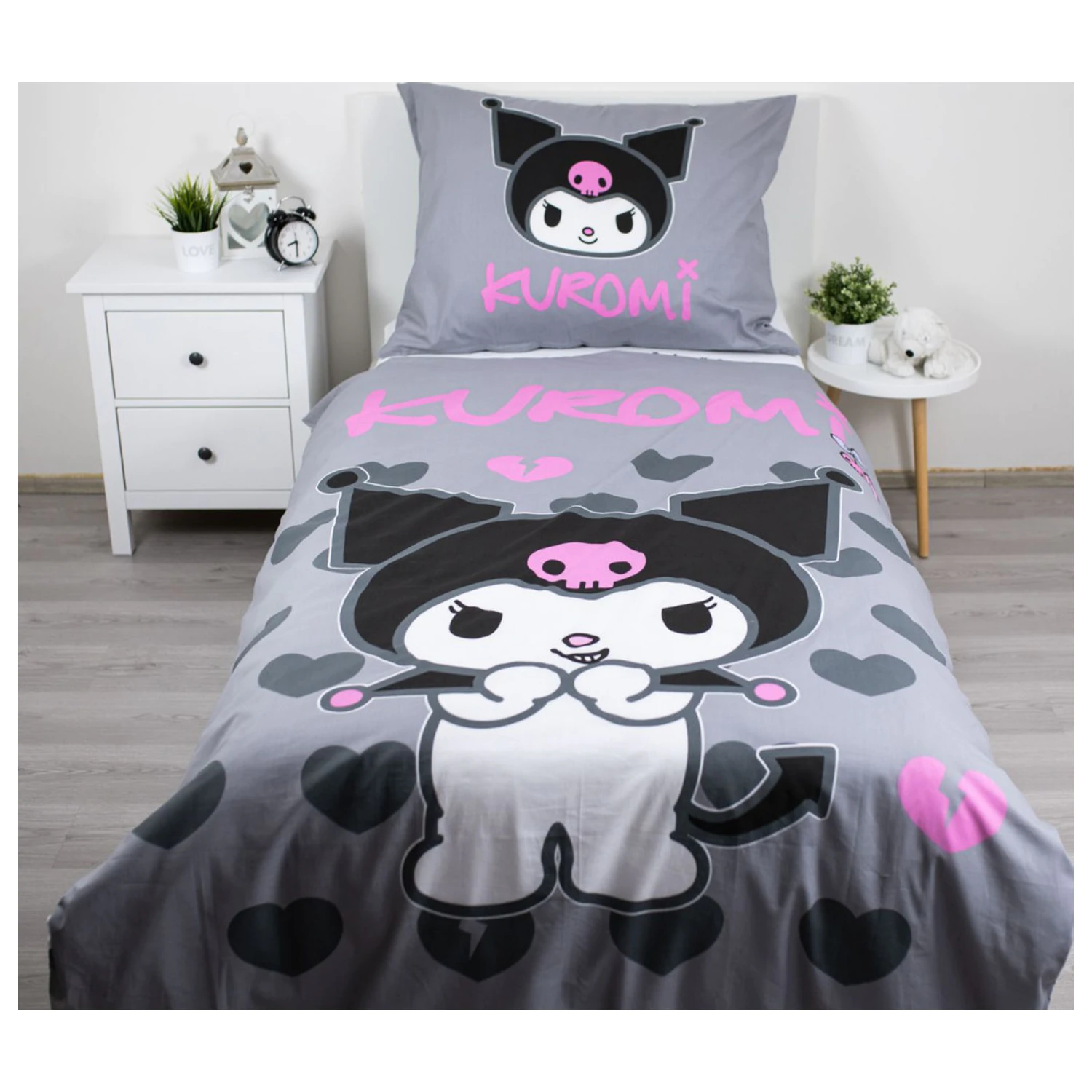 Hello Kitty Kuromi povlak na přikrývku fotografii produktu