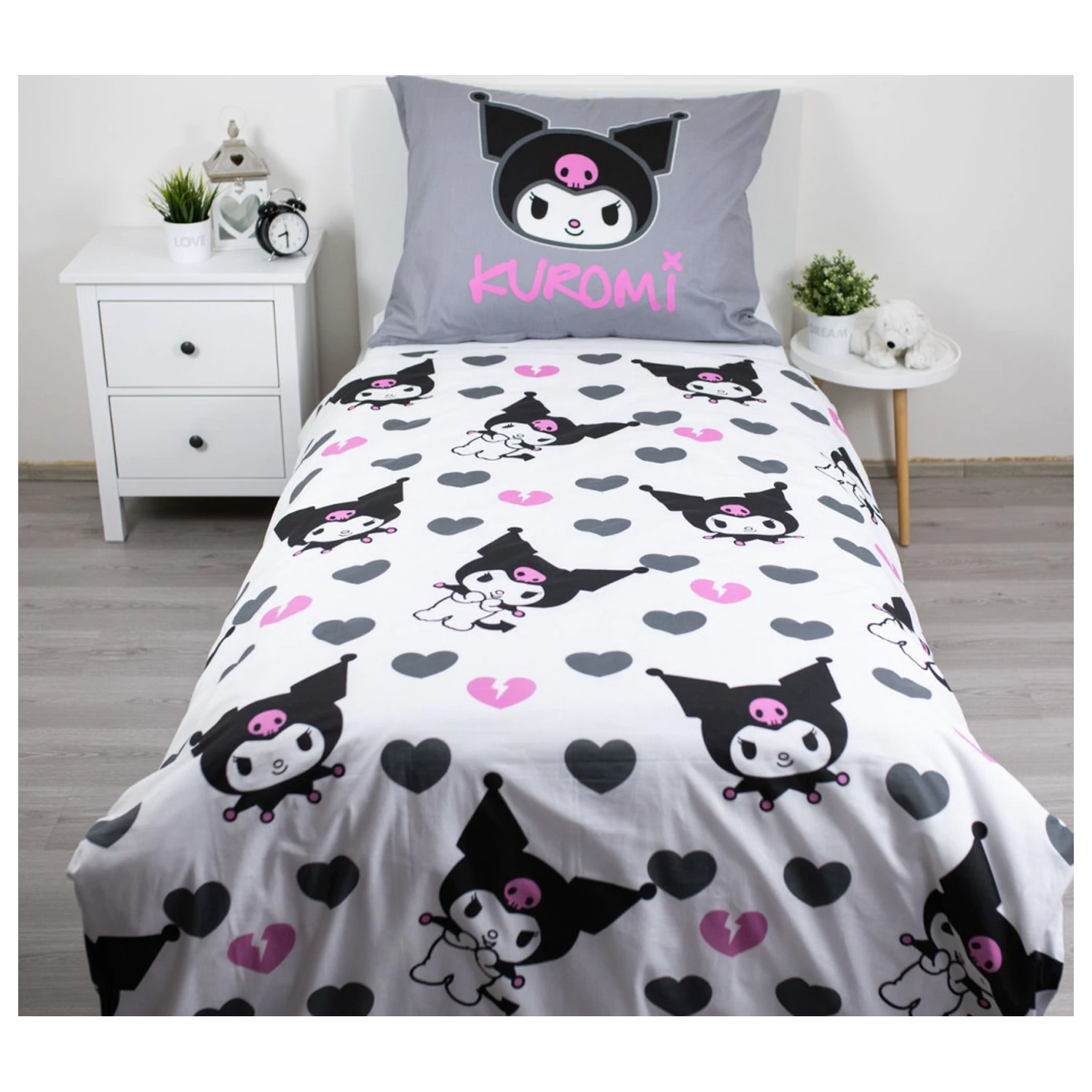 Hello Kitty Kuromi povlak na přikrývku fotografii produktu