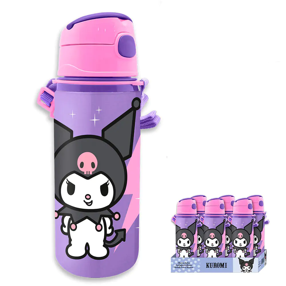 Hello Kitty Kuromi hliníková láhev 600 ml fotografii produktu