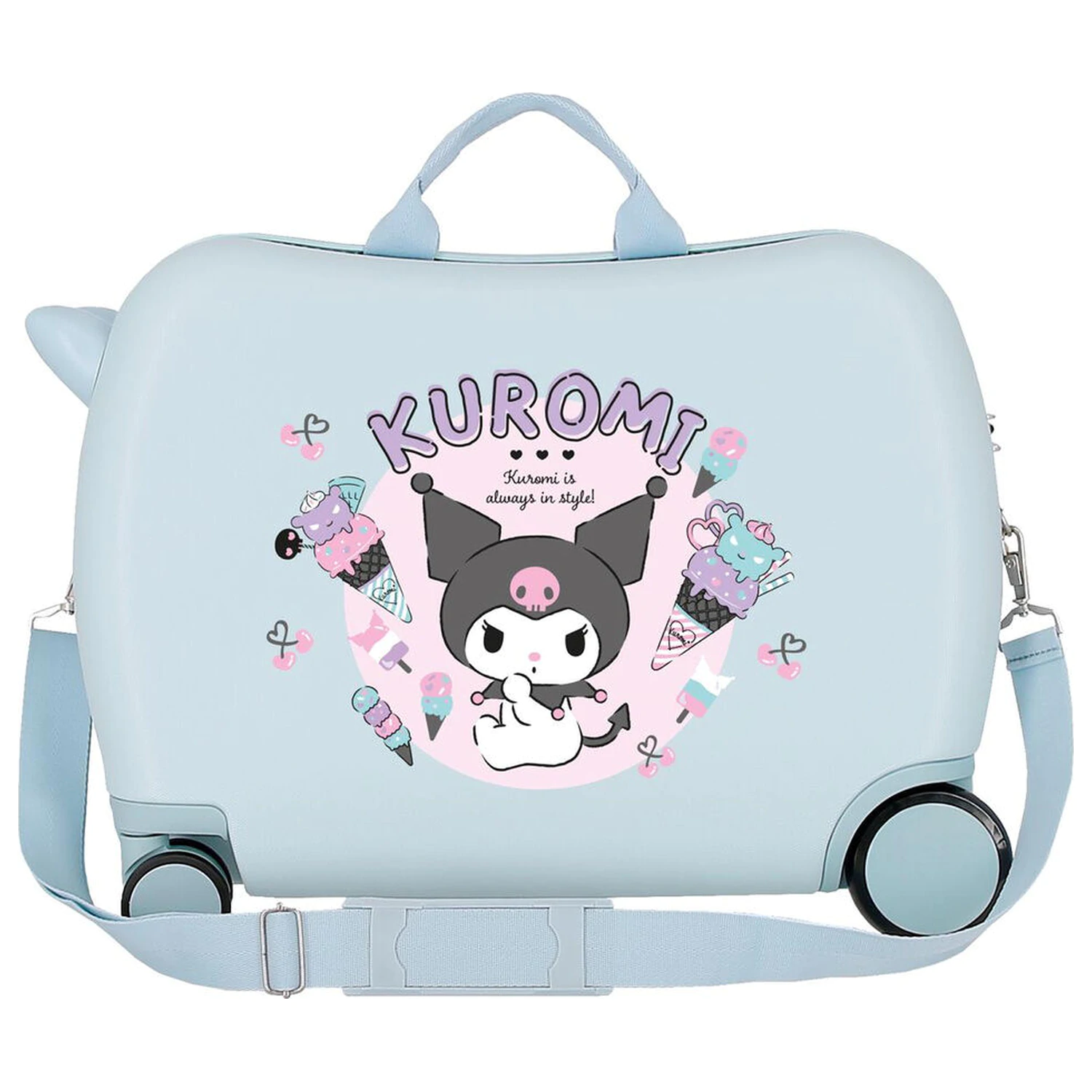 Hello Kitty Kuromi Always In Style ABS cestovní kufr na kolečkách 50cm fotografii produktu