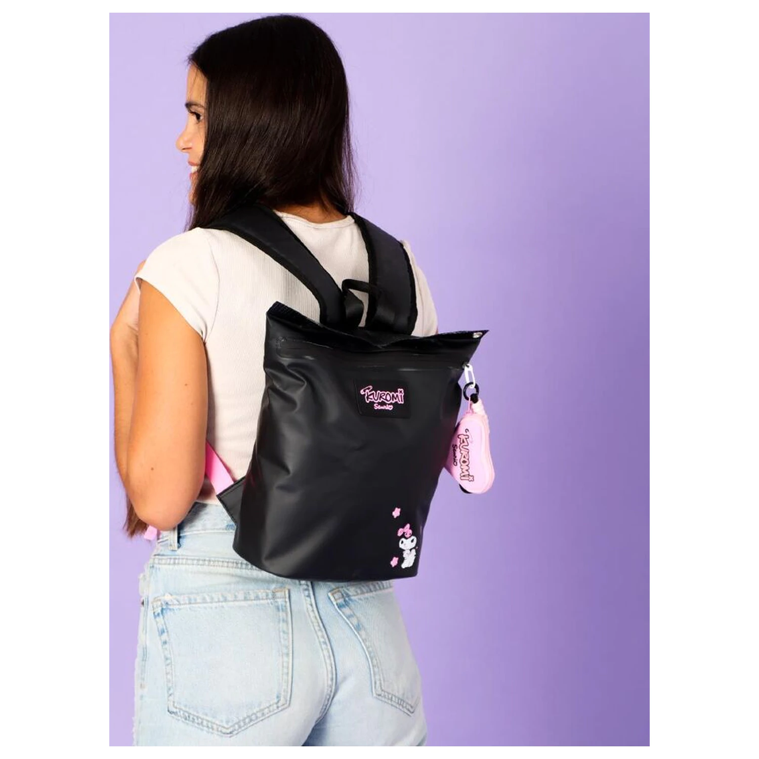Hello Kitty Kuromi casual batoh 33 cm fotografii produktu