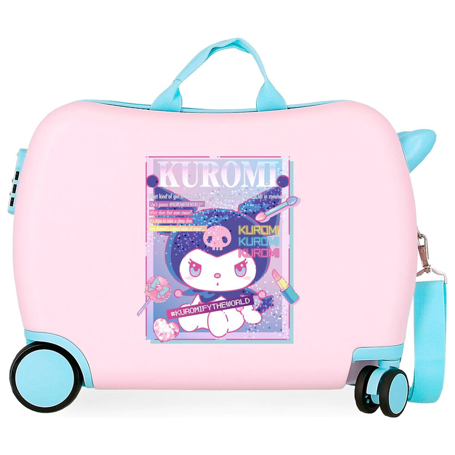 Hello Kitty Kuromi Current Mood ABS cestovní kufr na kolečkách 50cm fotografii produktu