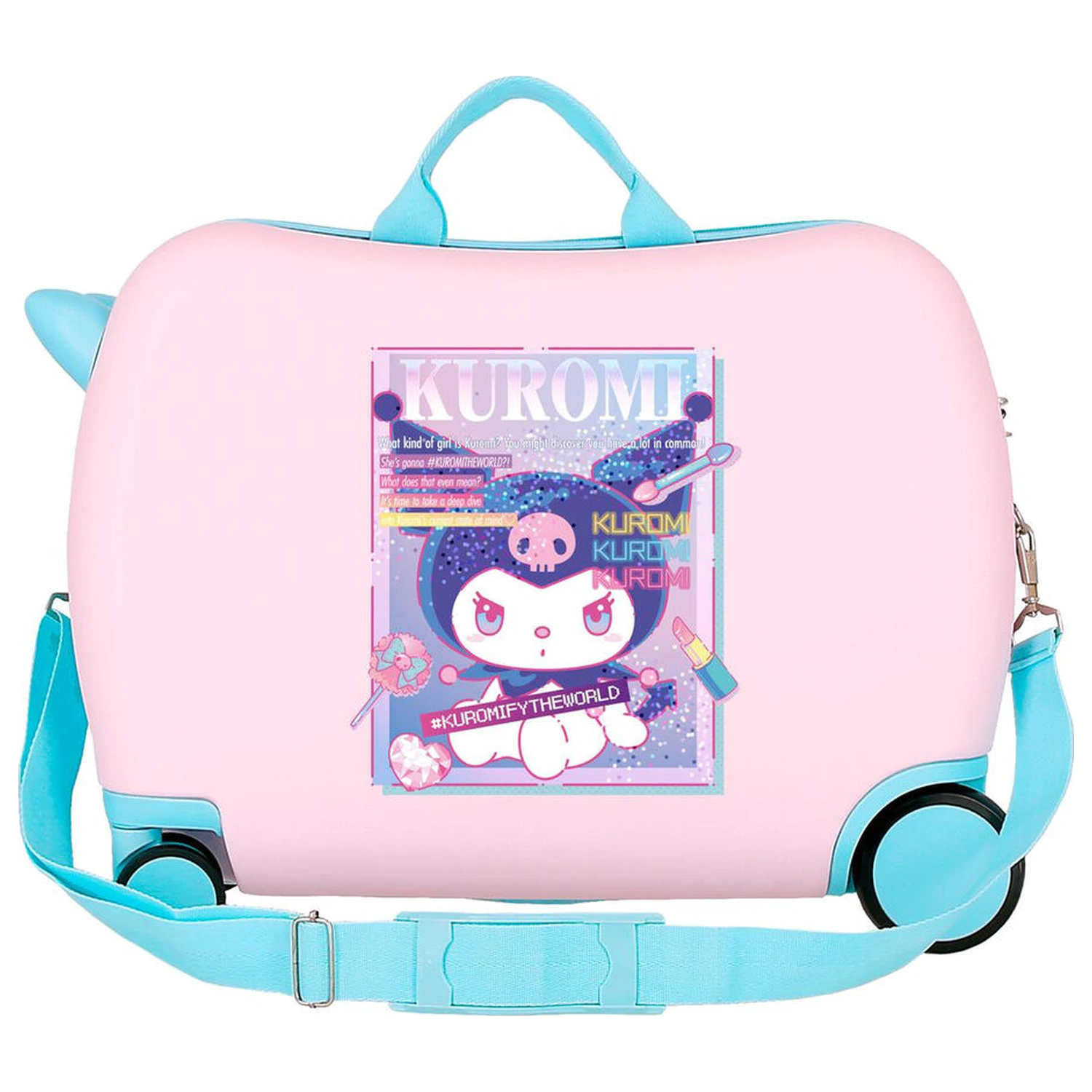 Hello Kitty Kuromi Current Mood ABS cestovní kufr na kolečkách 50cm fotografii produktu