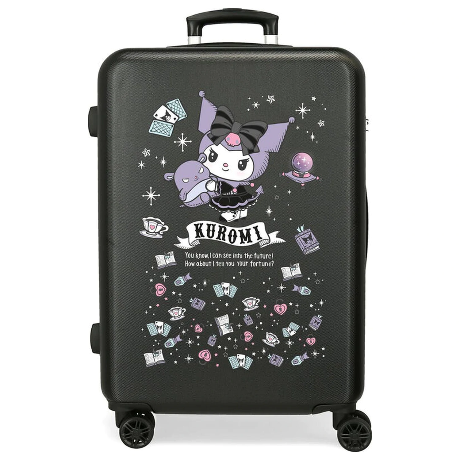 Hello Kitty Kuromi Fortune Telling ABS cestovní kufr na kolečkách 65cm fotografii produktu