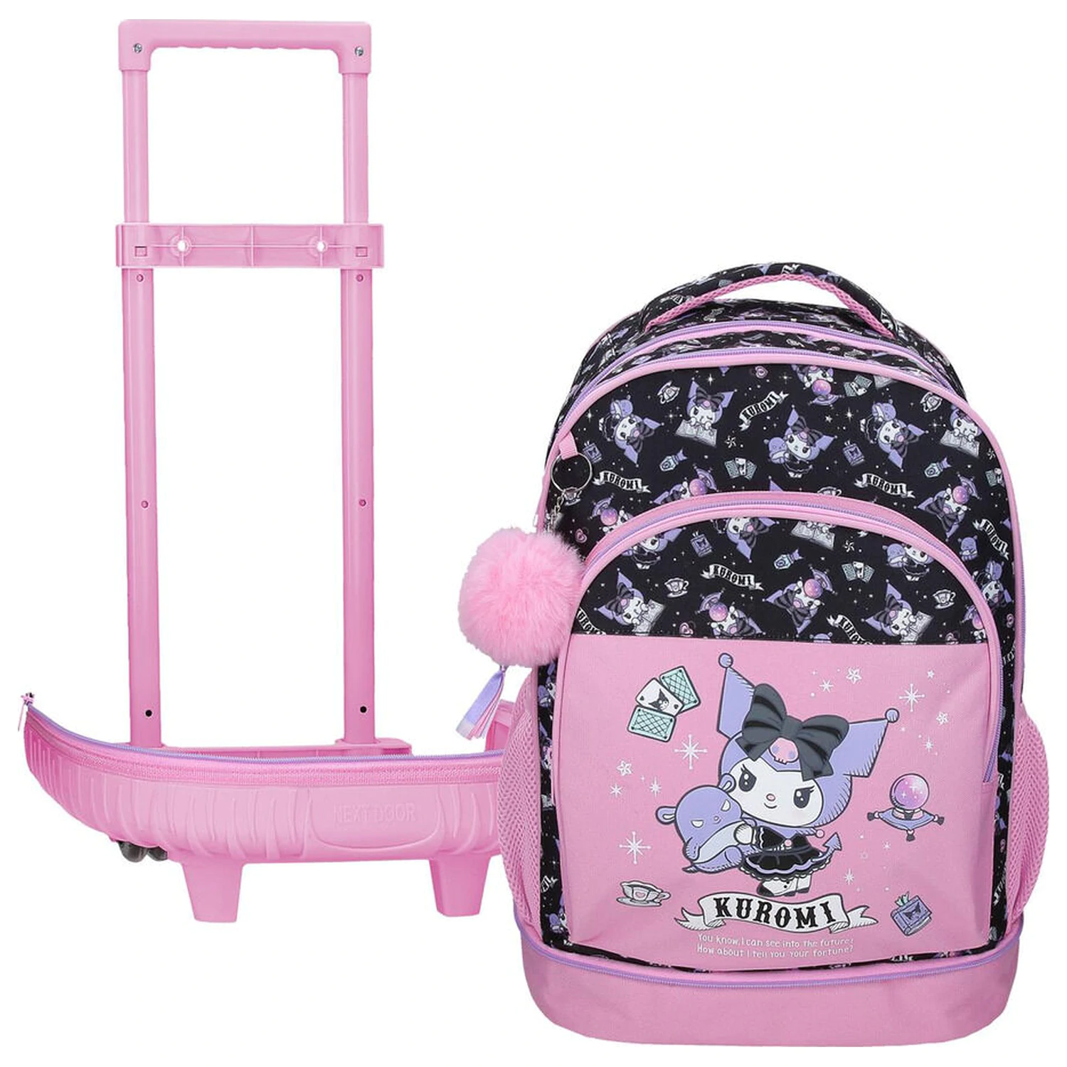 Hello Kitty Kuromi Fortune Telling výsuvný kompaktní vozík 43 cm fotografii produktu