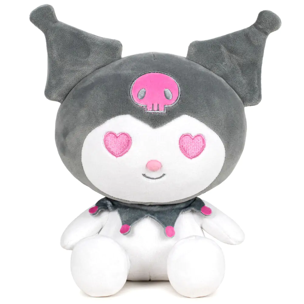 Hello Kitty Kuromi šedá plyšová hračka 16 cm fotografii produktu