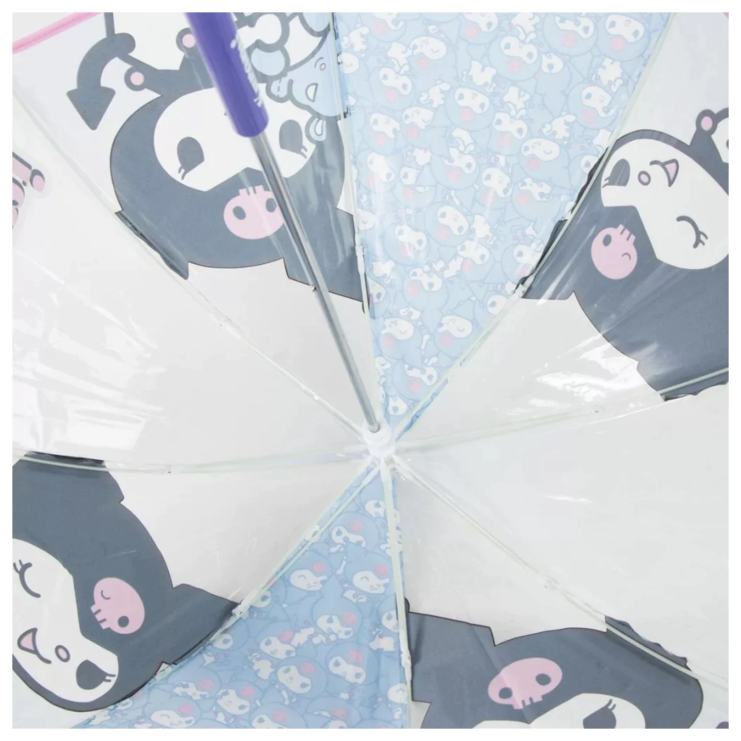 Hello Kitty Kuromi dětský průhledný deštník fotografii produktu