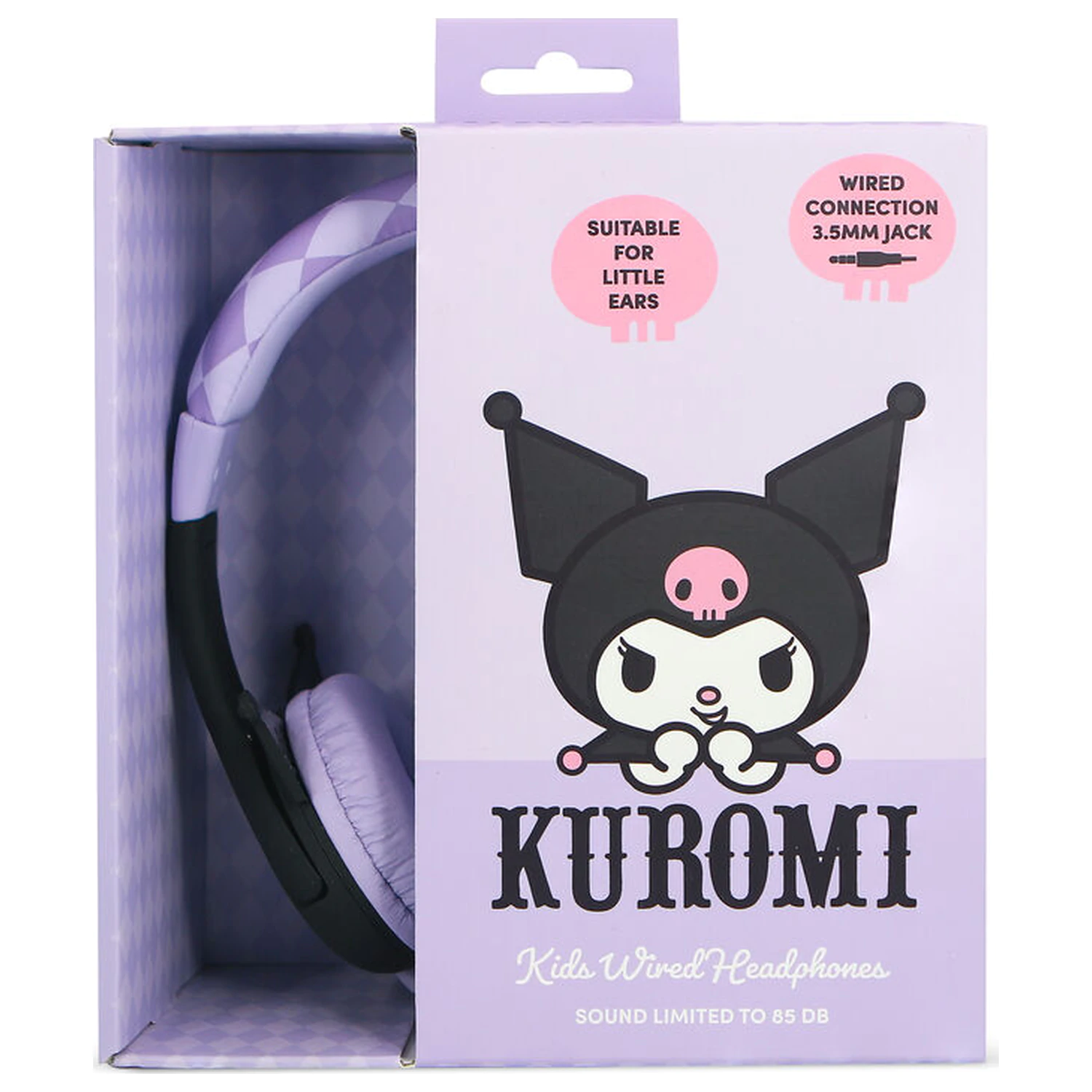 Hello Kitty Kuromi dětská sluchátka fotografii produktu