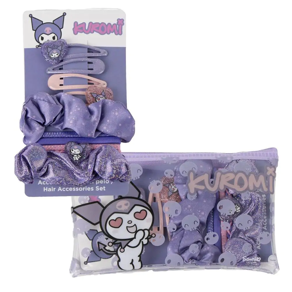 Hello Kitty Kuromi Sada vlasových doplňků fotografii produktu