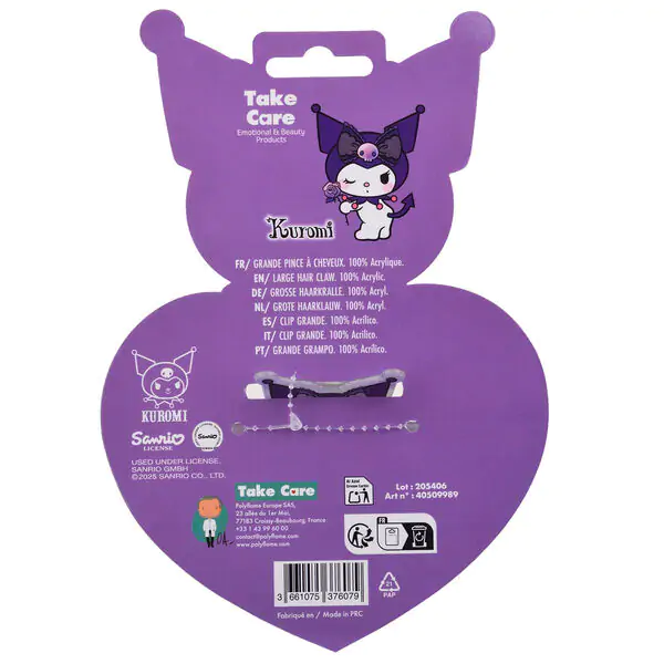 Hello Kitty Kuromi prémiová sponka do vlasů fotografii produktu
