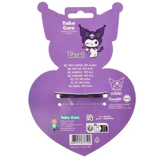 Hello Kitty Kuromi prémiová sponka do vlasů fotografii produktu