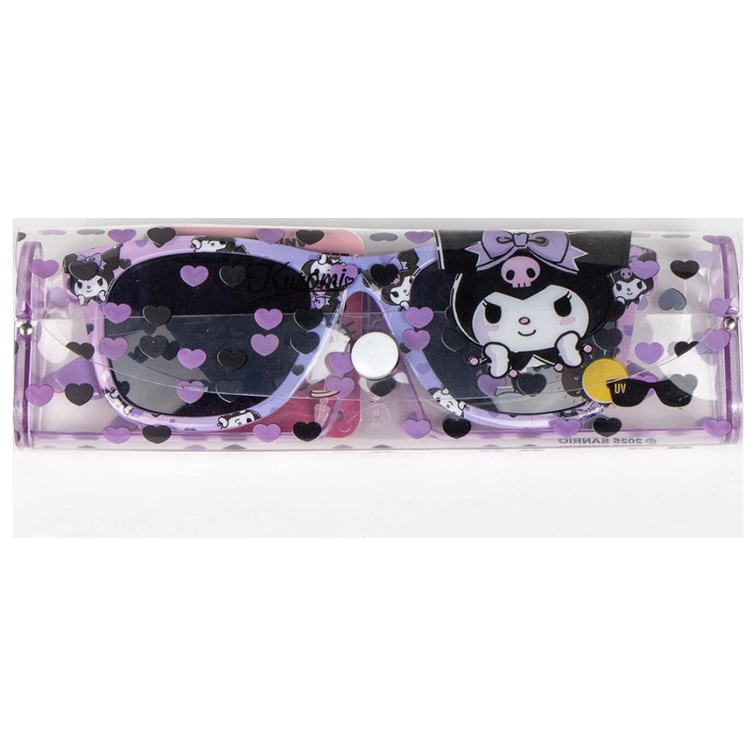 Hello Kitty Kuromi sluneční brýle Heart v pouzdře fotografii produktu