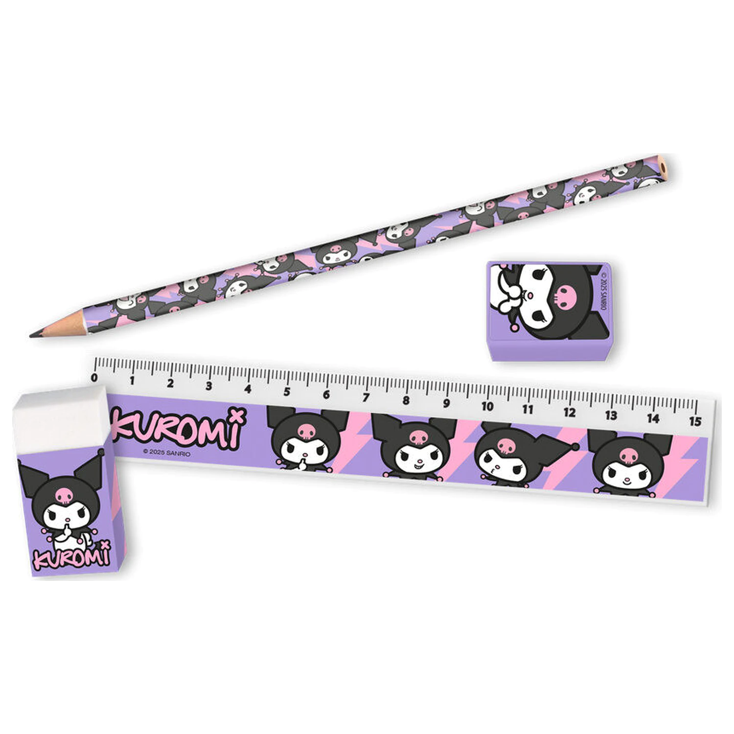 Hello Kitty Kuromi sada psacích potřeb fotografii produktu