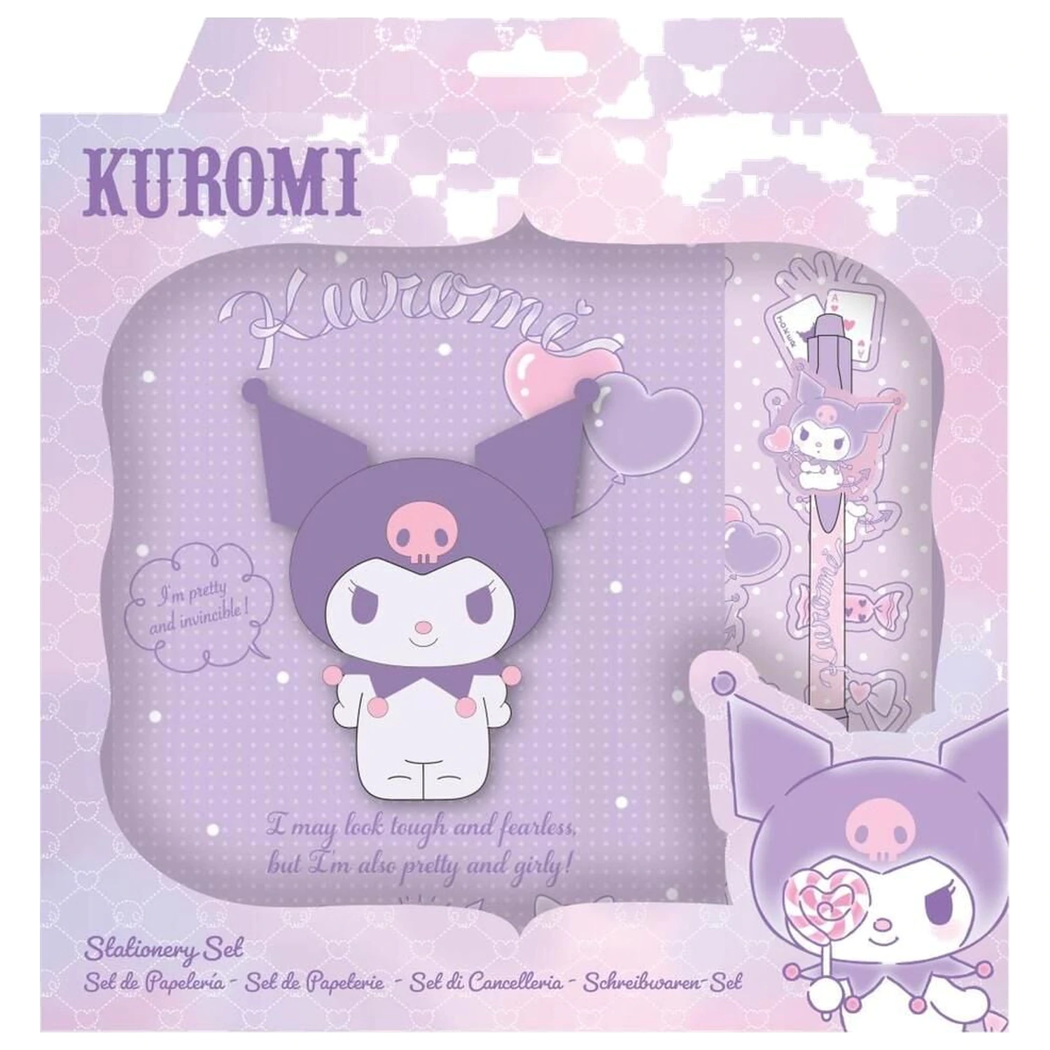 Hello Kitty Kuromi papírnická sada fotografii produktu