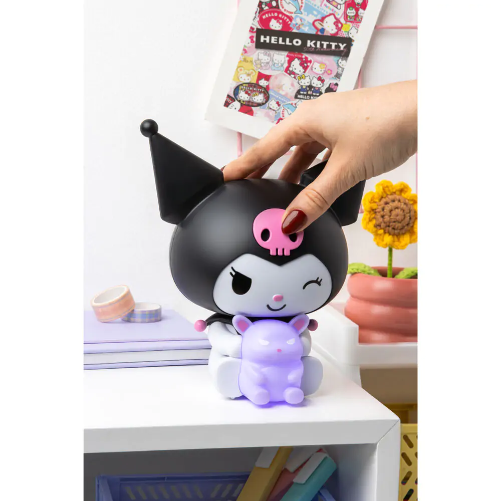 Hello Kitty Kuromi lampa 16 cm fotografii produktu