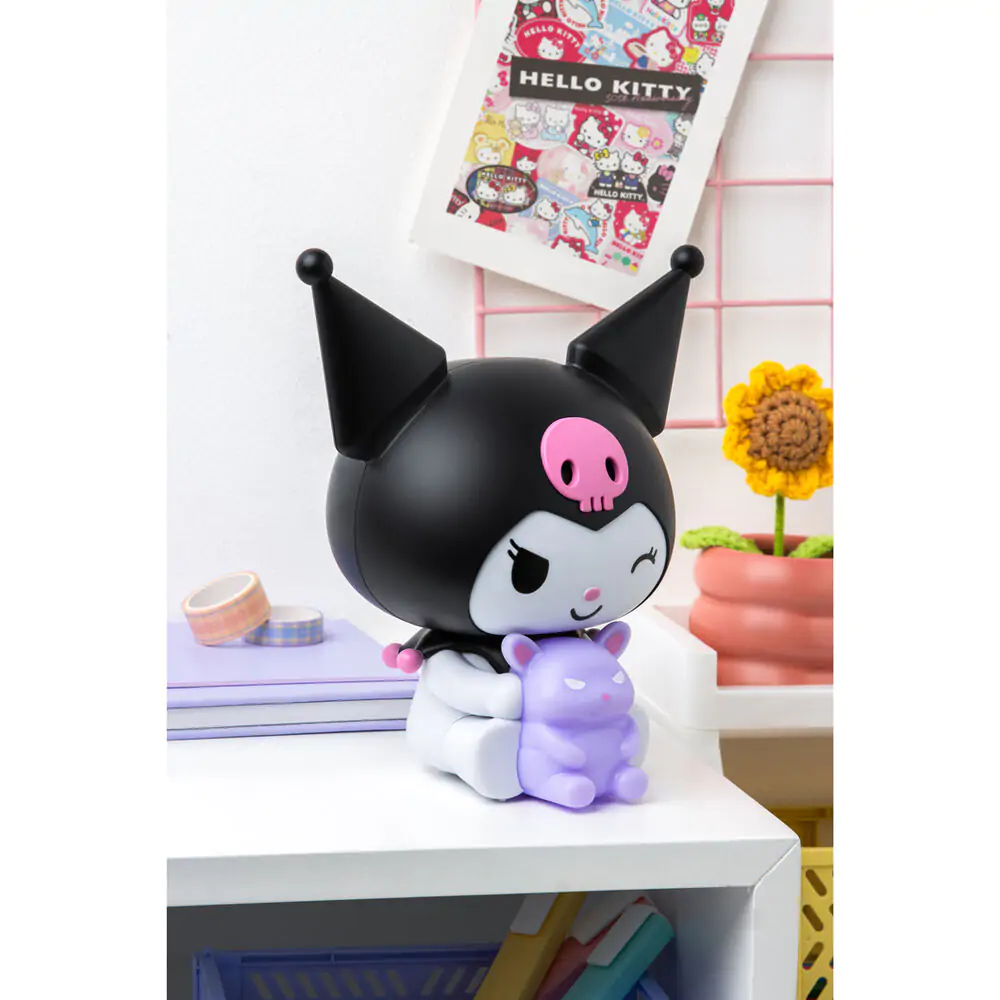 Hello Kitty Kuromi lampa 16 cm fotografii produktu