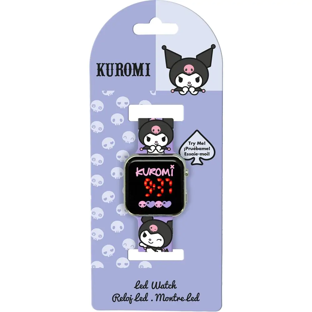 Hello Kitty Kuromi LED hodinky fotografii produktu