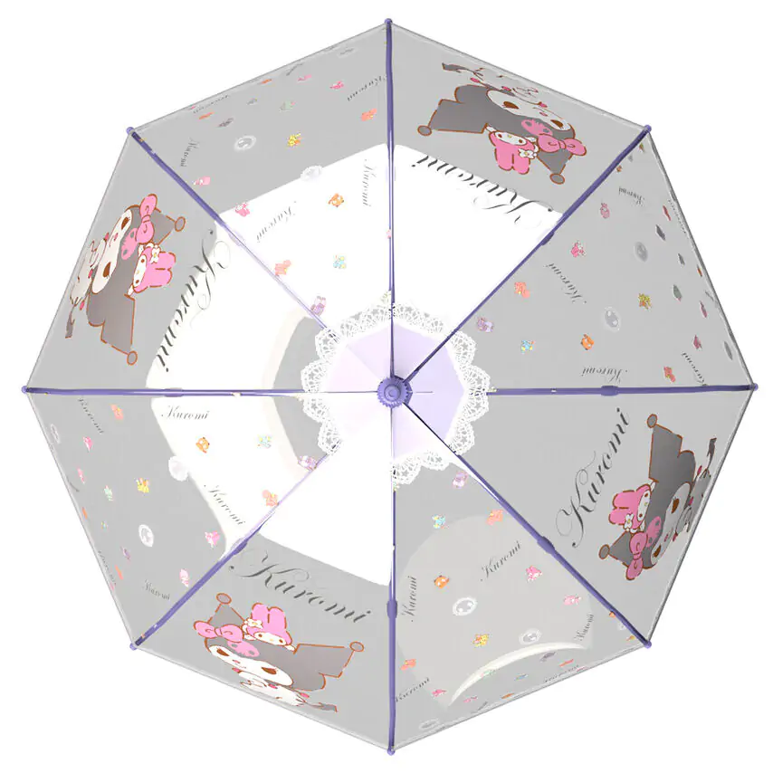 Hello Kitty Kuromi manuální bublinový deštník 48 cm fotografii produktu