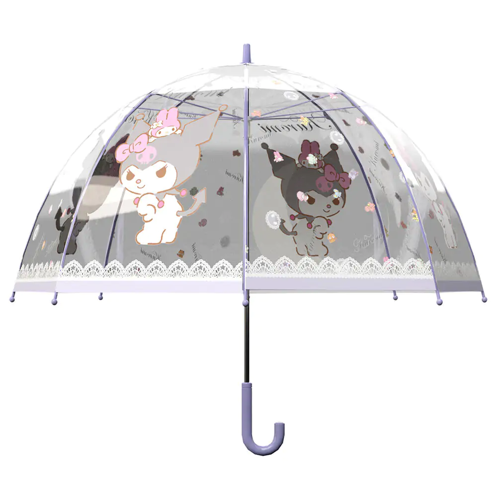 Hello Kitty Kuromi manuální bublinový deštník 48 cm fotografii produktu
