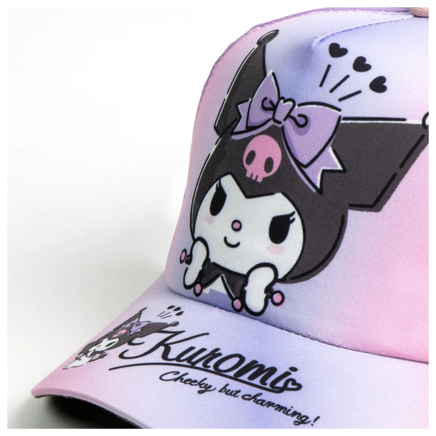 Hello Kitty a Kuromi Sada slunečních brýlí a baseballové čepice fotografii produktu
