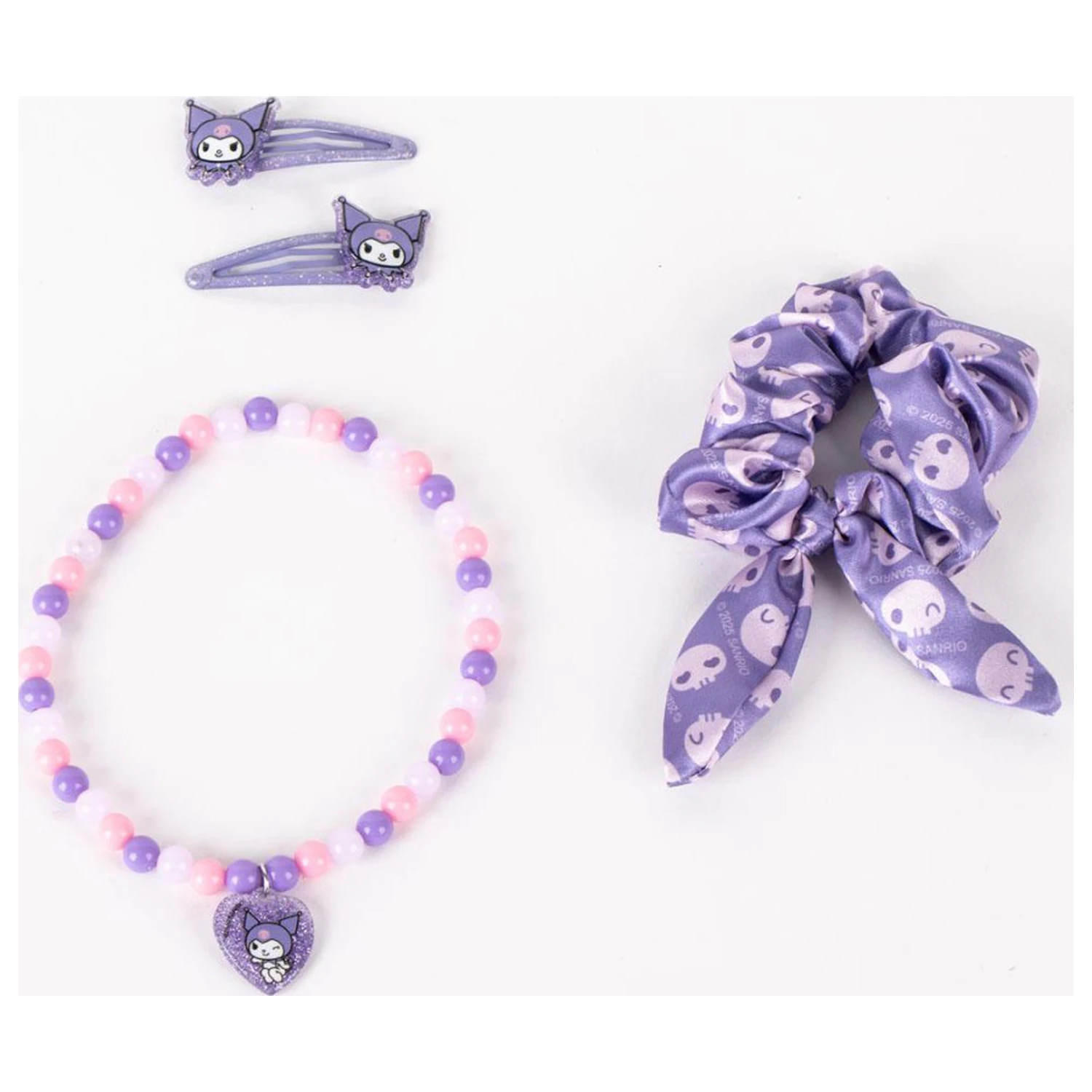 Hello Kitty Kuromi Sada náhrdelníku a vlasových doplňků fotografii produktu