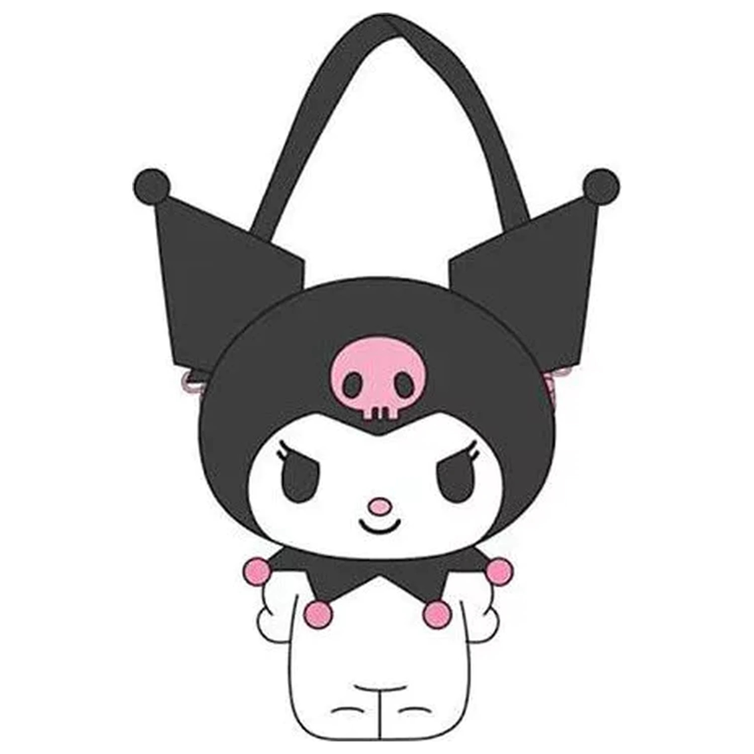 Hello Kitty Kuromi Taška přes rameno Crossbody taška 30 cm fotografii produktu