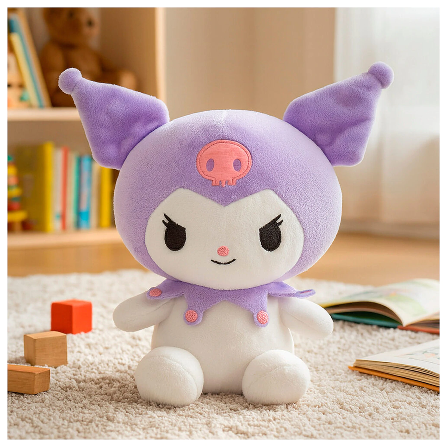 Hello Kitty Kuromi plyšová hračka 19,5cm fotografii produktu