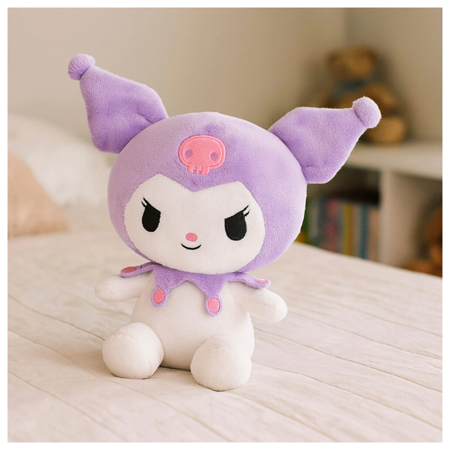 Hello Kitty Kuromi plyšová hračka 19,5cm fotografii produktu