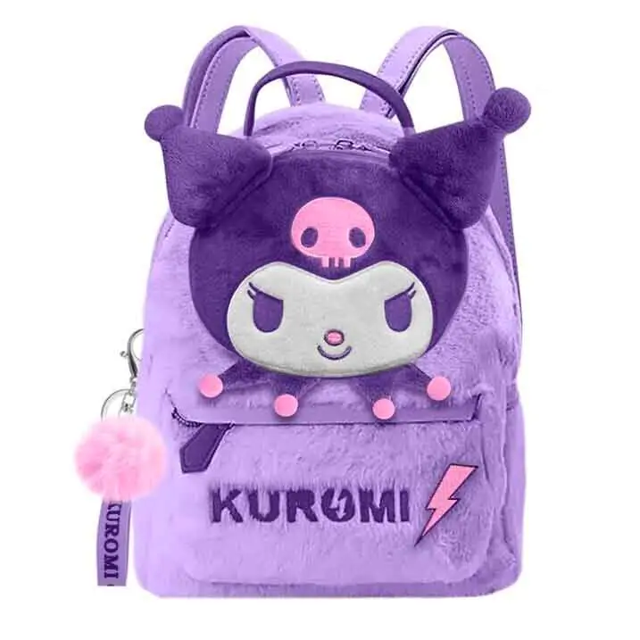 Hello Kitty Kuromi plyšový batoh 32cm fotografii produktu