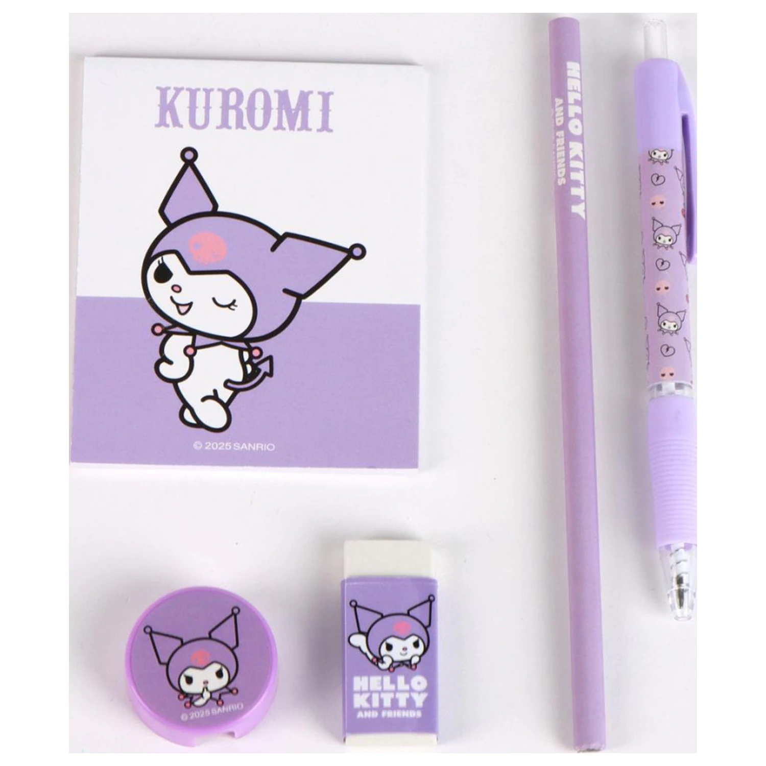 Hello Kitty Kuromi Plyšový plněný penál fotografii produktu