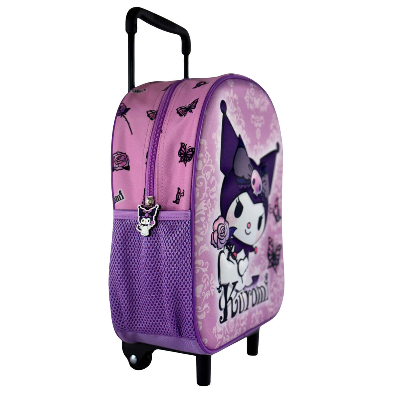 Hello Kitty Kuromi fialový 3D kufr na kolečkách 32cm fotografii produktu