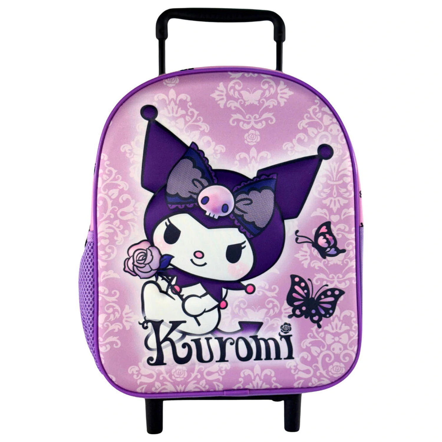 Hello Kitty Kuromi fialový 3D kufr na kolečkách 32cm fotografii produktu