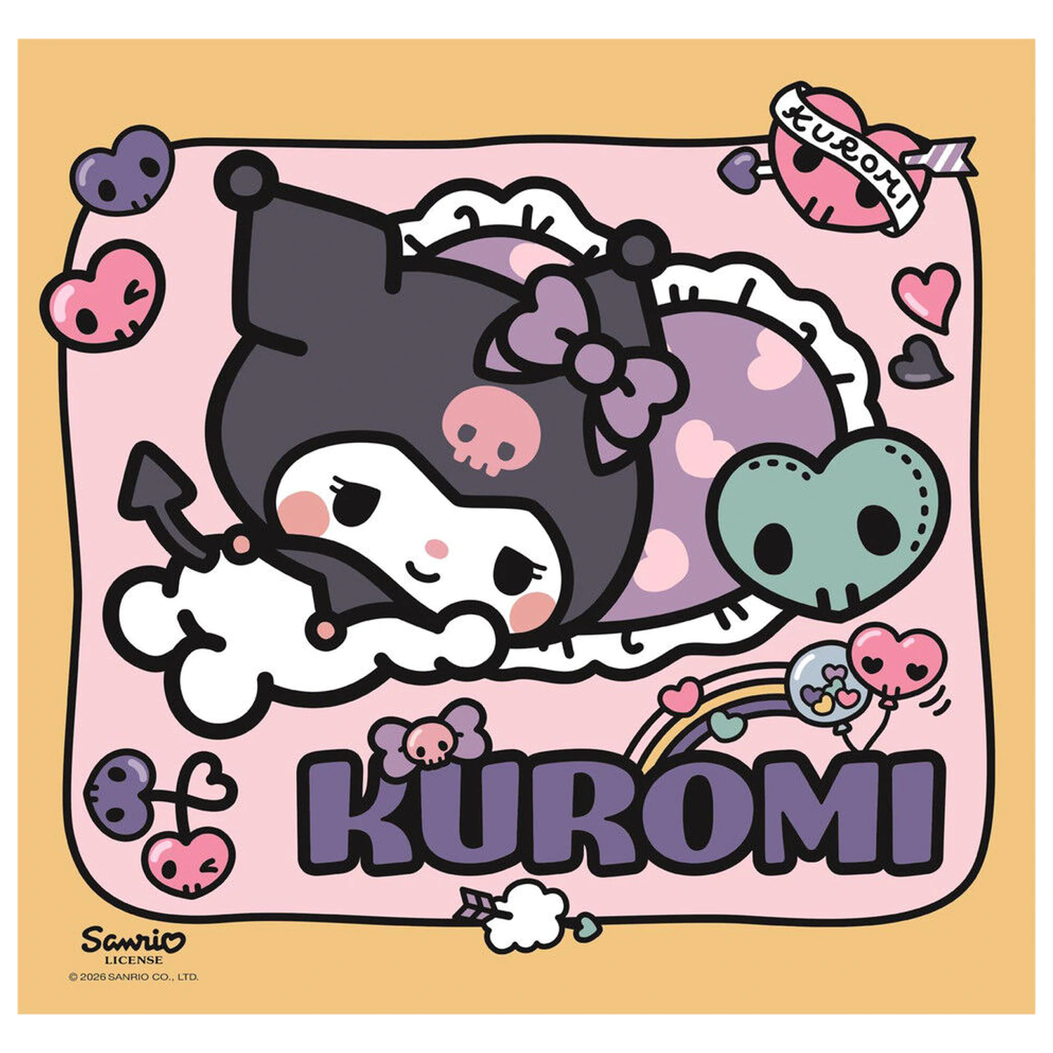 Hello Kitty Kuromi puzzle 3x48 dílků fotografii produktu
