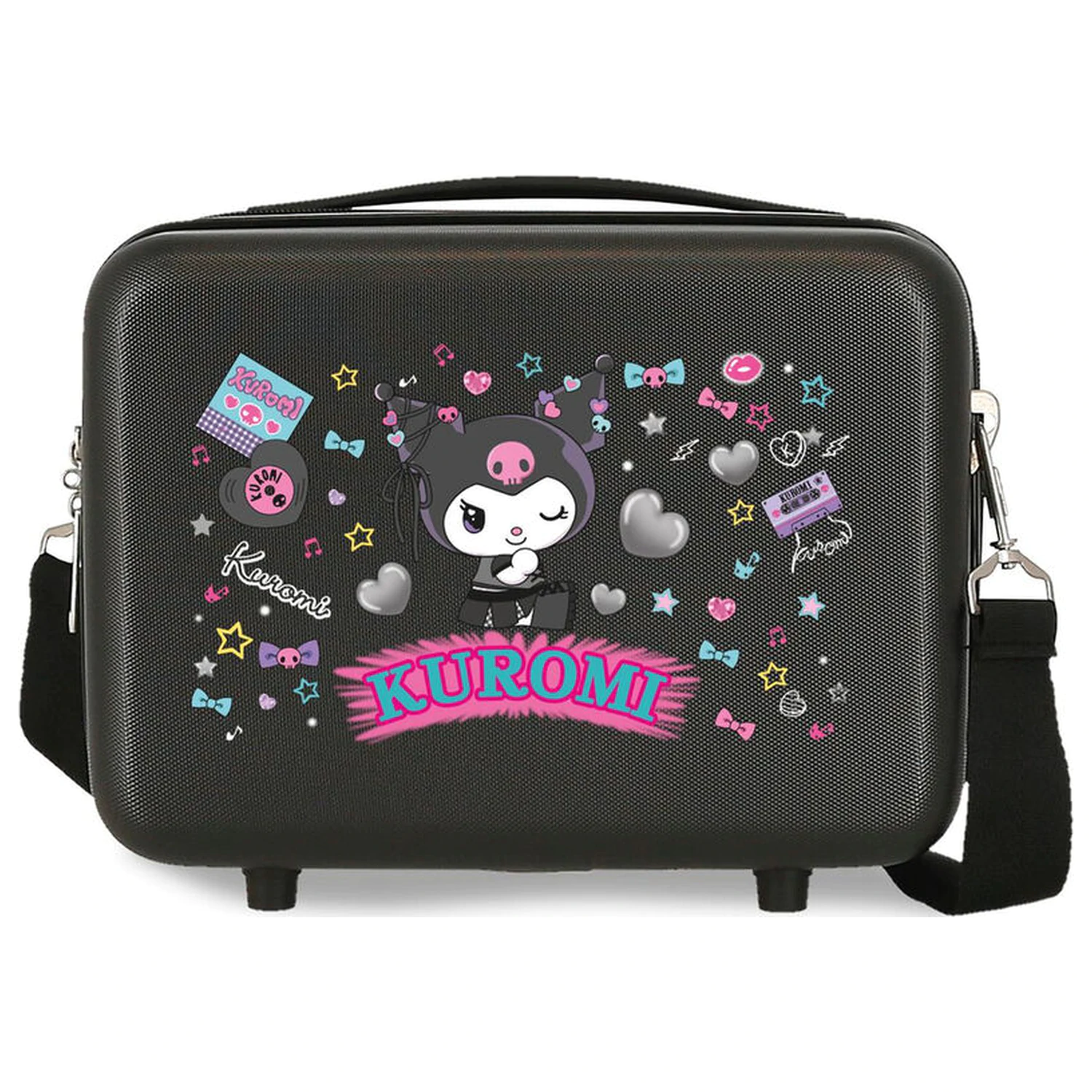 Hello Kitty Kuromi Retropop ABS adaptabilní kosmetický kufřík 29cm fotografii produktu