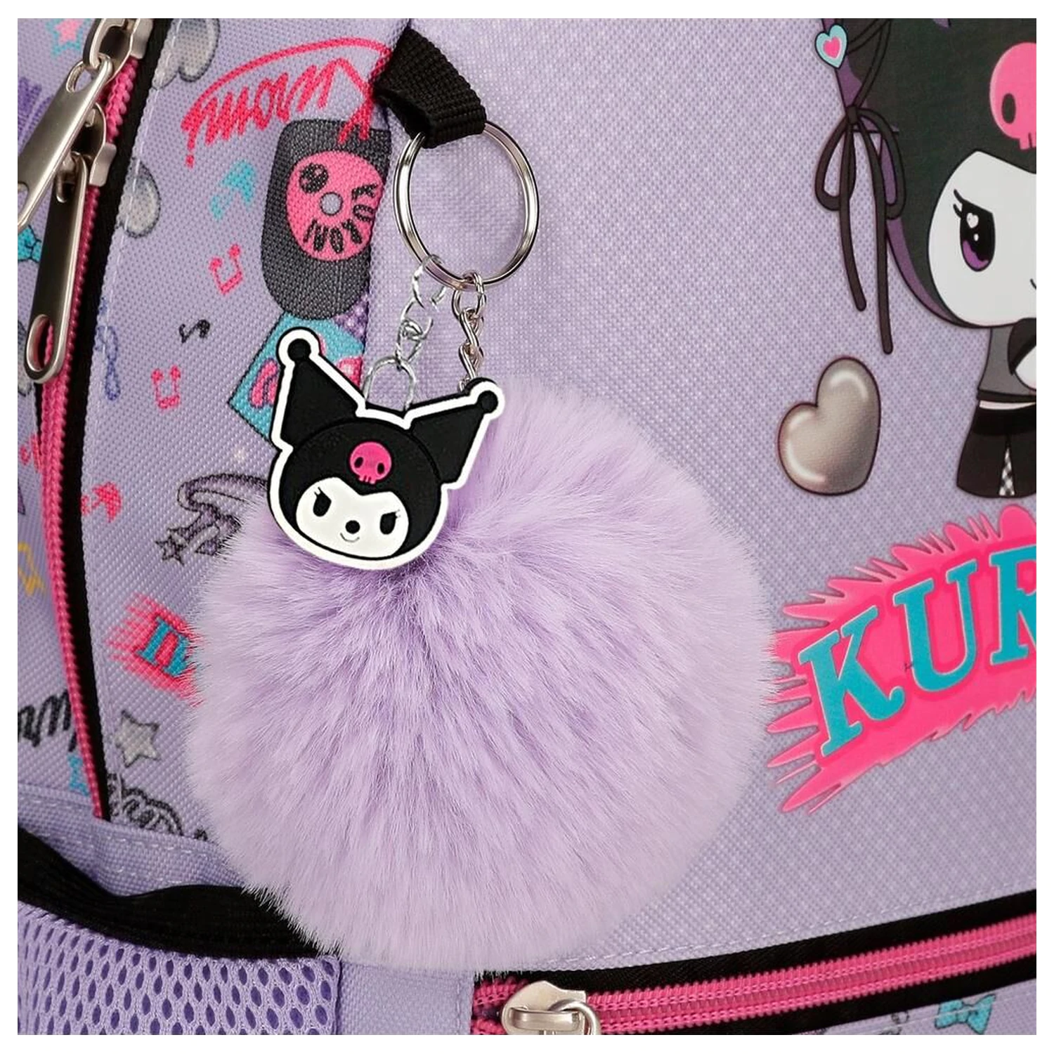 Hello Kitty Kuromi Retropop adaptabilní batoh 33 cm fotografii produktu