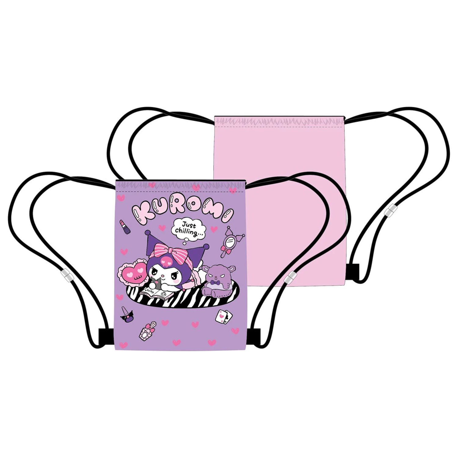 Hello Kitty Kuromi sportovní taška, taška na tělocvik 40 cm fotografii produktu
