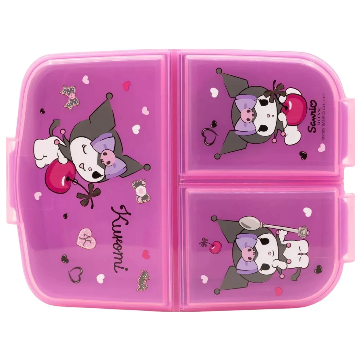 Hello Kitty Kuromi obědový box s několika přihrádkami, box na sendviče fotografii produktu