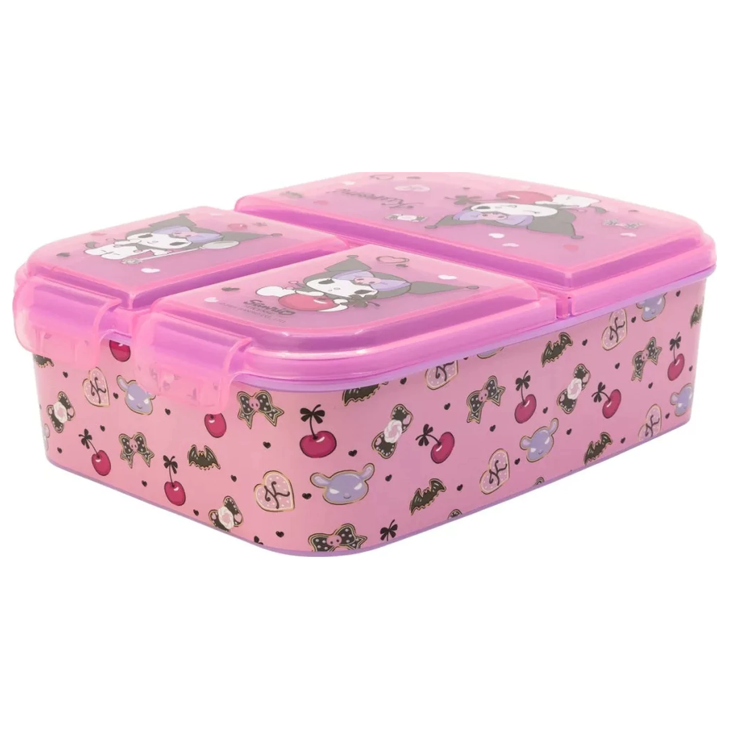 Hello Kitty Kuromi obědový box s několika přihrádkami, box na sendviče fotografii produktu
