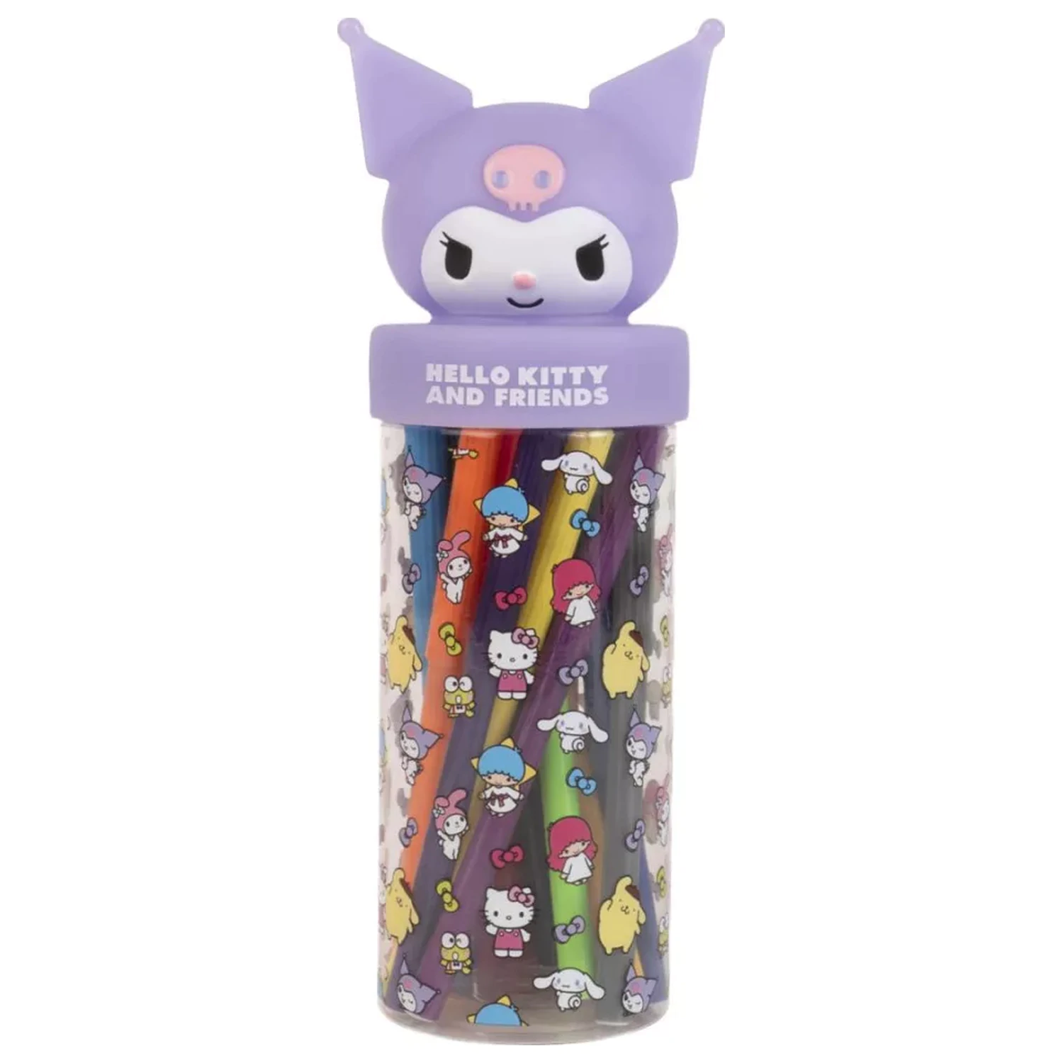 Hello Kitty Kuromi 18dílná sada fixů v 3D stojánku fotografii produktu